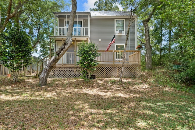 439 Big Cedar Rd, Ponce De Leon, FL 32455 - back of house with a deck