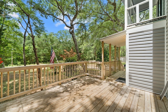 439 Big Cedar Rd, Ponce De Leon, FL 32455 - view of wooden deck