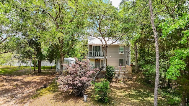 439 Big Cedar Rd, Ponce De Leon, FL 32455 - back of house with a deck