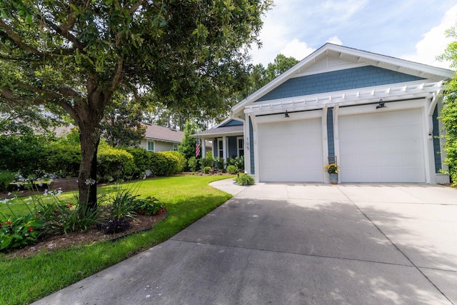 105 Somersault Ln, Inlet Beach, FL 32461 - single story home with a front yard, driveway, and a garage