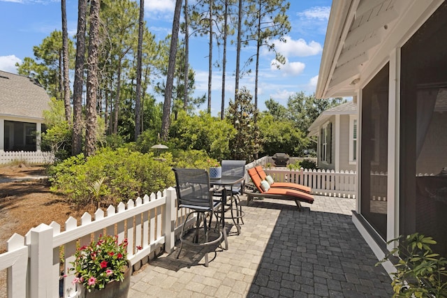 105 Somersault Ln, Inlet Beach, FL 32461 - view of patio / terrace featuring outdoor dining space