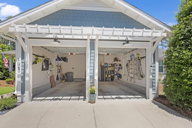 105 Somersault Ln, Inlet Beach, FL 32461 - view of garage
