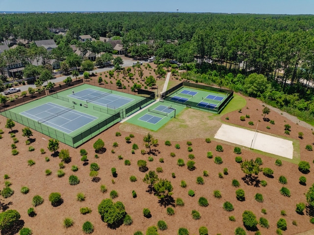 105 Somersault Ln, Inlet Beach, FL 32461 - aerial view of a heavily wooded area