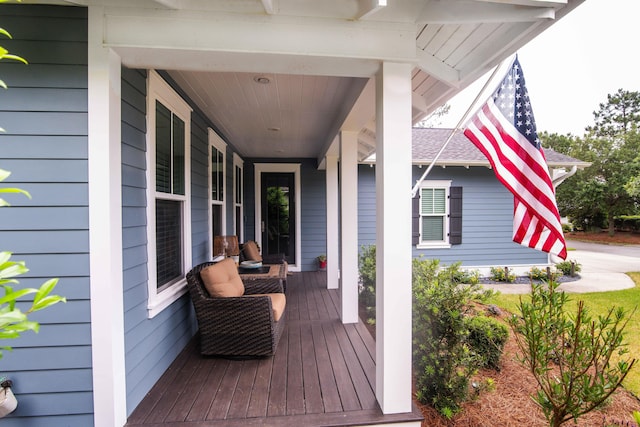 105 Somersault Ln, Inlet Beach, FL 32461 - view of wooden porch