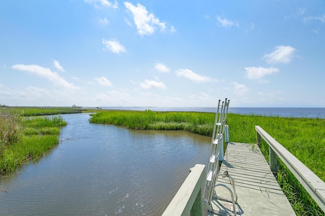 25 17th St, Apalachiacola, FL 32320 - dock area with a water view