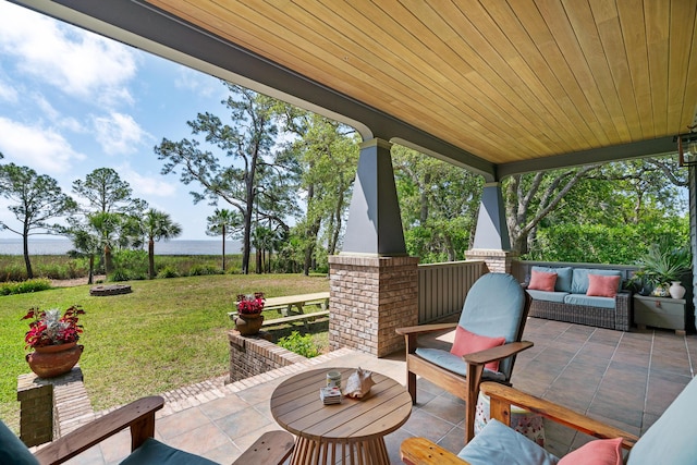 25 17th St, Apalachiacola, FL 32320 - view of patio