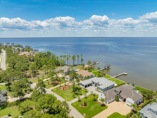 1341 Driftwood Point Rd, Santa Rosa Beach, FL 32459 - aerial perspective of suburban area featuring a nearby body of water