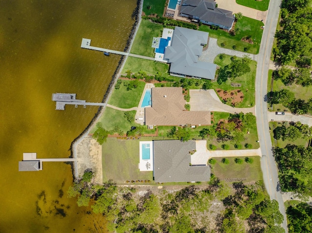 1341 Driftwood Point Rd, Santa Rosa Beach, FL 32459 - bird's eye view of a pool area