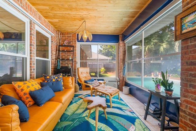149 Kel Wen Cir, Destin, FL 32541 - sunroom / solarium featuring an outdoor living space and a wood stove