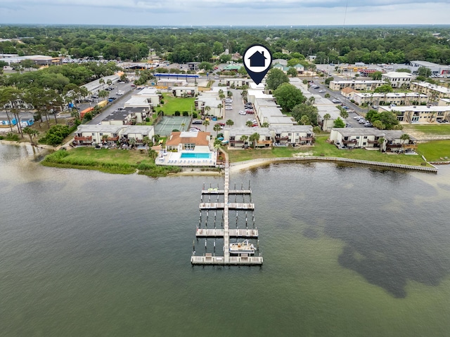 308 Miracle Strip Pkwy Unit 16A, Fort Walton Beach, FL 32548 - aerial view of a nearby body of water