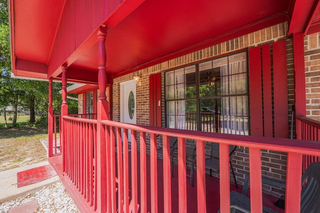 205 Florence Dr, Defuniak Springs, FL 32433 - deck featuring a porch