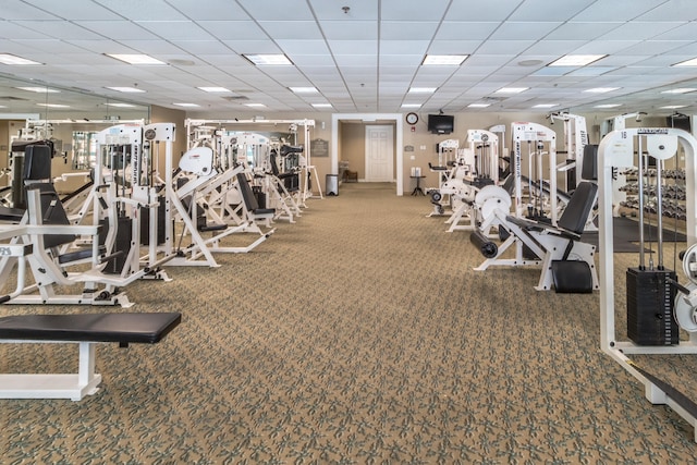 15400 Emerald Coast Pkwy Unit 301, Destin, FL 32541 - exercise room featuring carpet