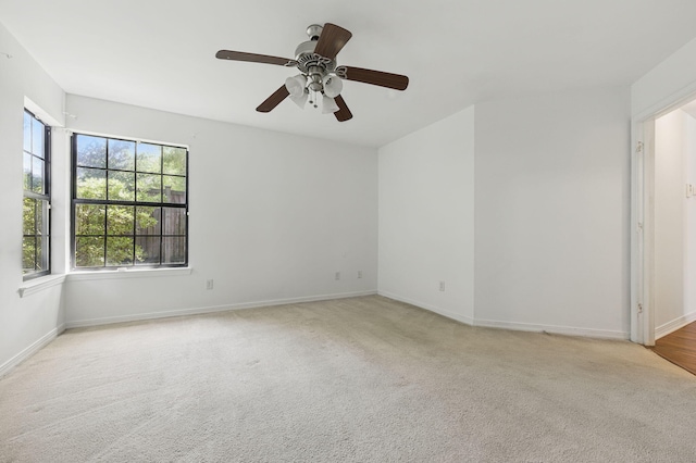 1405 Ariel Ln, Fort Walton Beach, FL 32547 - carpeted empty room with baseboards and ceiling fan