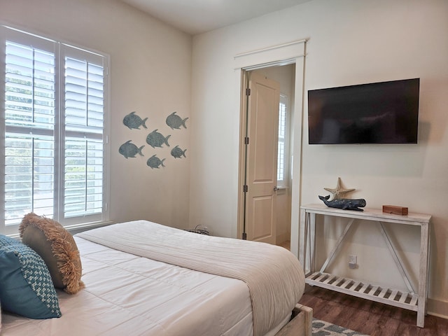 10 Gulfview Way, Santa Rosa Beach, FL 32459 - bedroom with multiple windows and wood finished floors