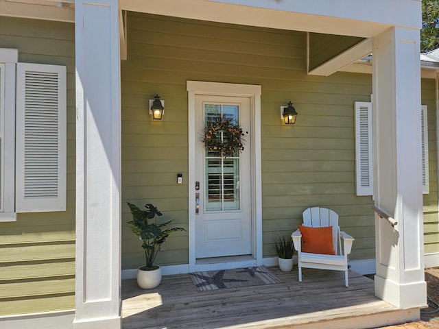 10 Gulfview Way, Santa Rosa Beach, FL 32459 - view of exterior entry featuring covered porch