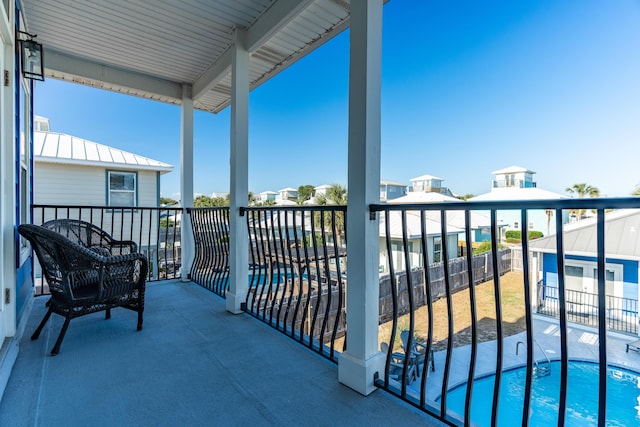 77 Mark St, Destin, FL 32541 - balcony with view of pool