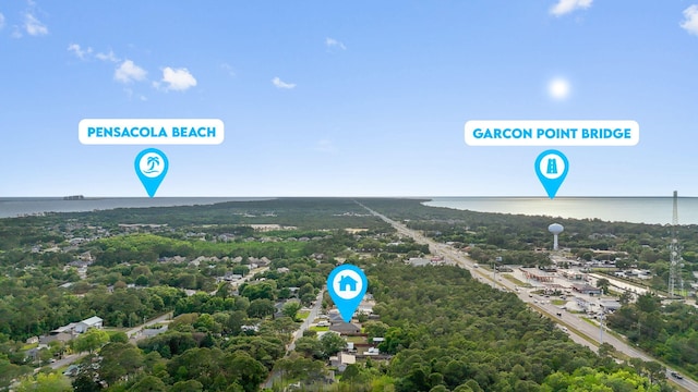 5414 Harmony Ln, Gulf Breeze, FL 32563 - aerial view of a large body of water