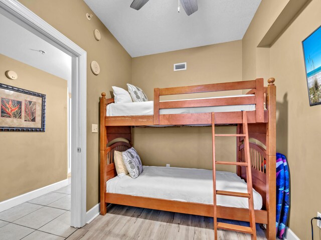 14825 Front Beach Rd Unit 1904, Panama City Beach, FL 32413 - bedroom with baseboards and ceiling fan