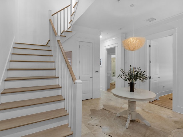 view of stairs