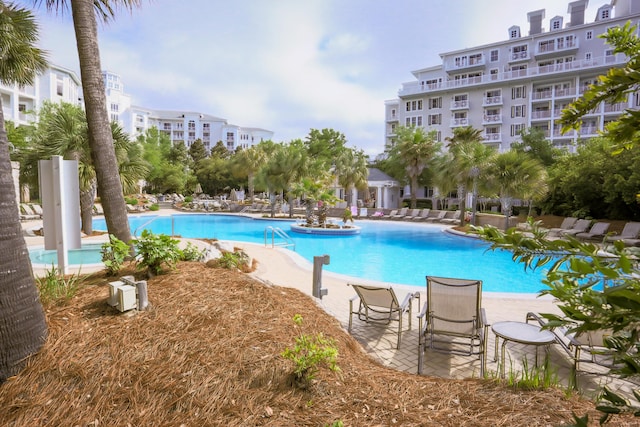 9800 Grand Sandestin Blvd Unit 5410/5412, Miramar Beach, FL 32550 - community pool with a patio area