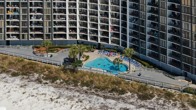 view of community pool
