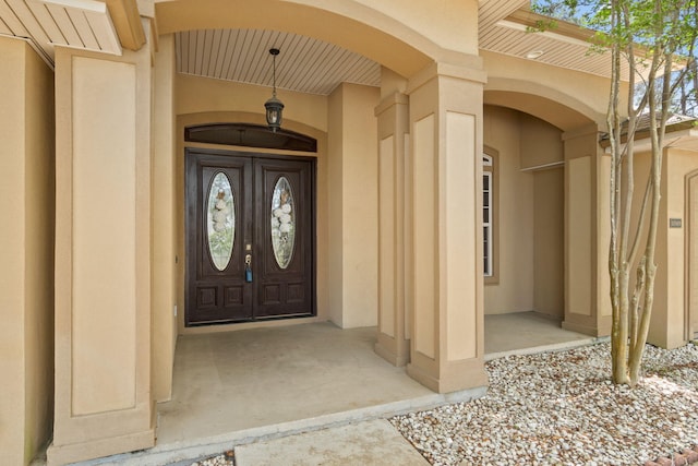 1049 Napa Way, Niceville, FL 32578 - entrance to property featuring stucco siding