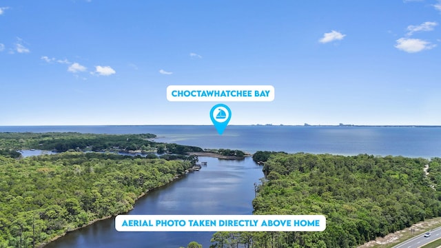 1049 Napa Way, Niceville, FL 32578 - drone / aerial view of a nearby body of water