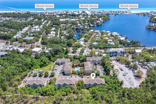 34 Herons Watch Way Unit 1102, Santa Rosa Beach, FL 32459 - aerial view of residential area with a large body of water