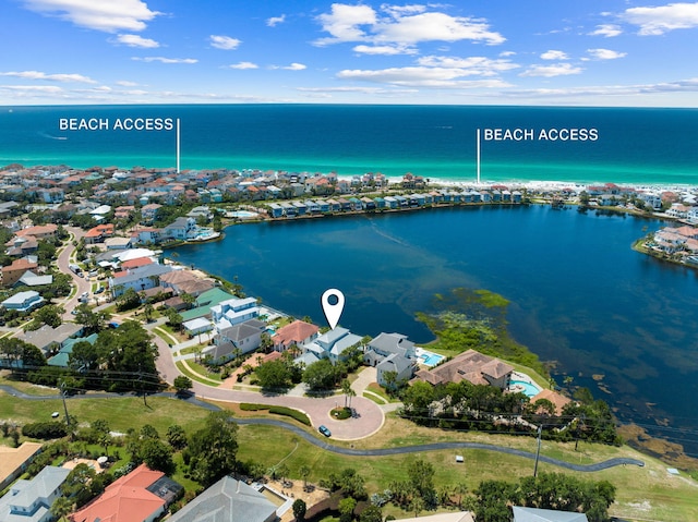 4724 Rendezvous Cv, Destin, FL 32541 - aerial view of residential area featuring a large body of water