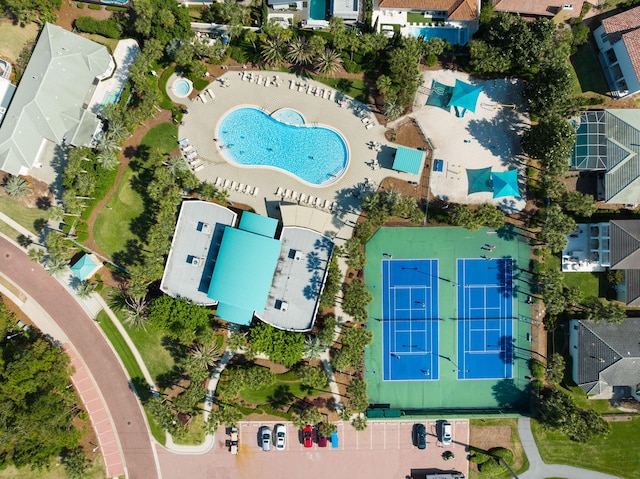 4724 Rendezvous Cv, Destin, FL 32541 - drone / aerial view of a pool area