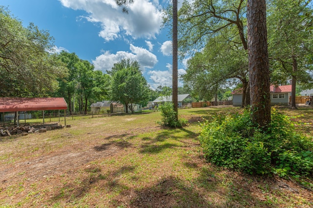 view of yard