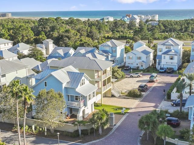 9 Inlet Heights Ln, Inlet Beach, FL 32461 - aerial view of residential area with a nearby body of water