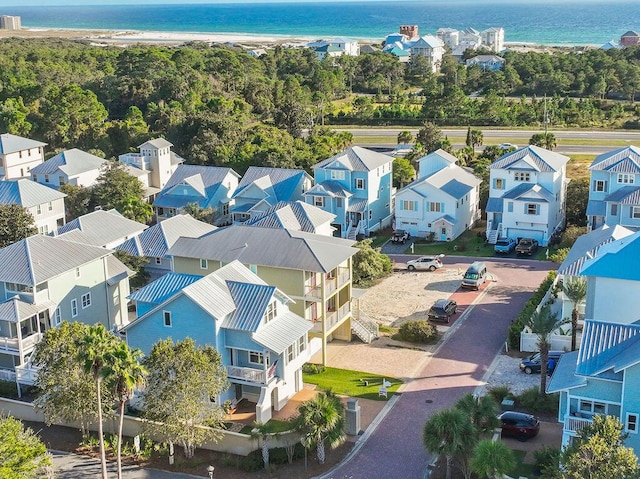 9 Inlet Heights Ln, Inlet Beach, FL 32461 - aerial view of residential area featuring a nearby body of water