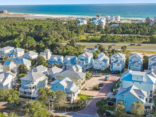 9 Inlet Heights Ln, Inlet Beach, FL 32461 - aerial perspective of suburban area with expansive coastline