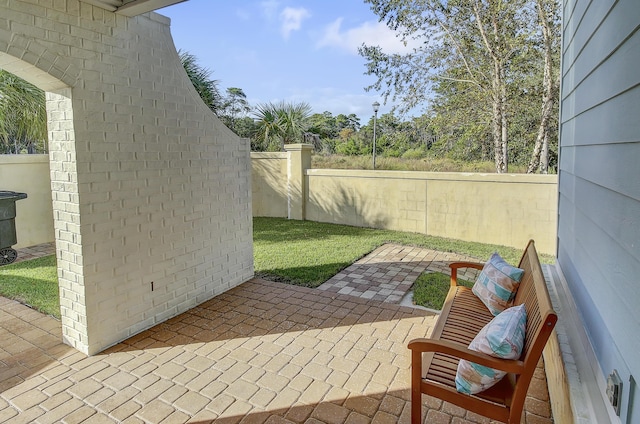 9 Inlet Heights Ln, Inlet Beach, FL 32461 - view of patio / terrace featuring a fenced backyard