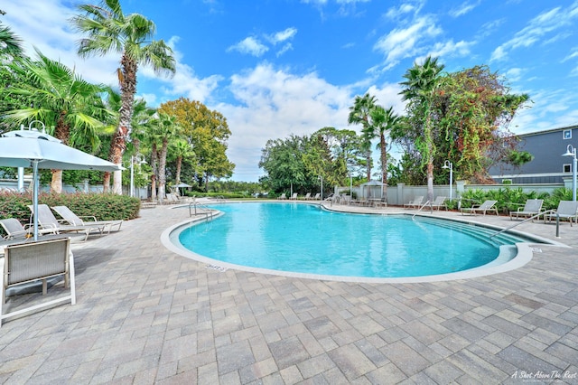 9 Inlet Heights Ln, Inlet Beach, FL 32461 - community pool with fence and a patio