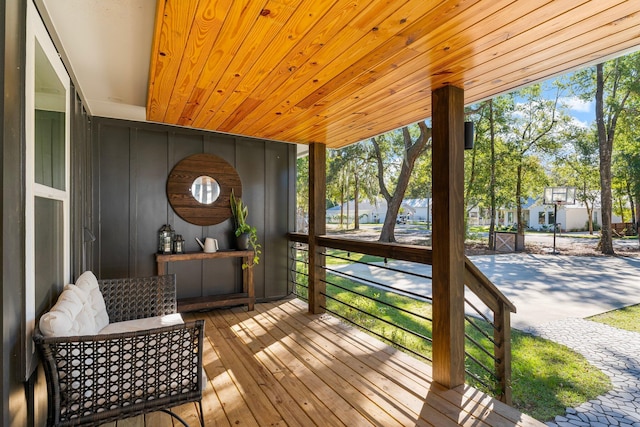 236 Little Canal Dr, Santa Rosa Beach, FL 32459 - view of wooden porch