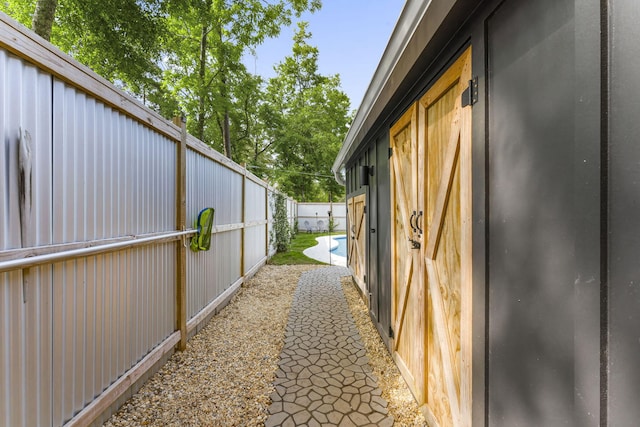 236 Little Canal Dr, Santa Rosa Beach, FL 32459 - view of side of property featuring a fenced backyard