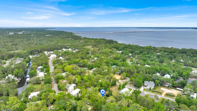 236 Little Canal Dr, Santa Rosa Beach, FL 32459 - aerial view of property and surrounding area with a nearby body of water