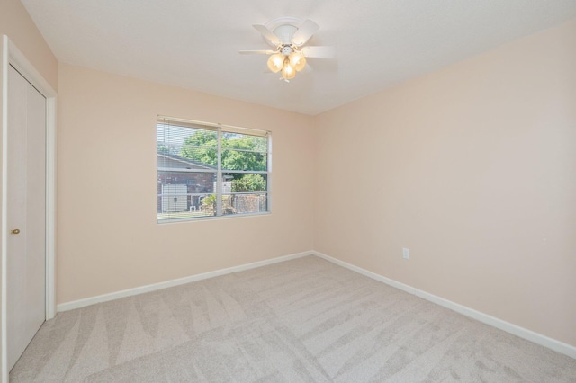 37 James Dr, Shalimar, FL 32579 - unfurnished bedroom featuring carpet floors, baseboards, and ceiling fan