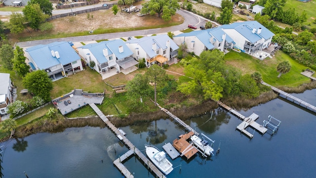 7118 Singleton Cir Unit A, Panama City, FL 32404 - aerial perspective of suburban area featuring a large body of water