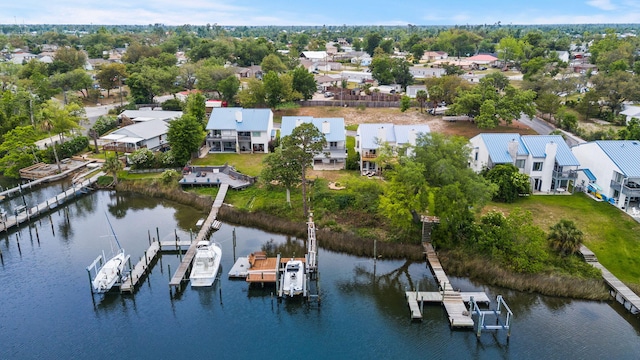 7118 Singleton Cir Unit A, Panama City, FL 32404 - aerial view of residential area with a nearby body of water