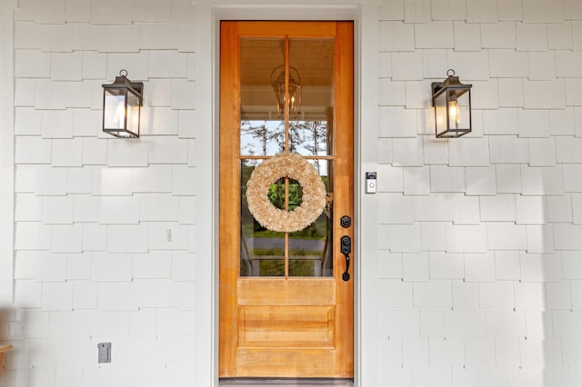 view of entrance to property