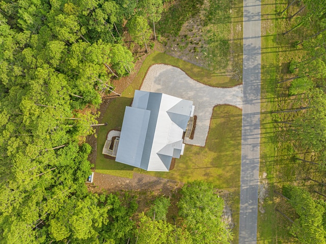view from above of property
