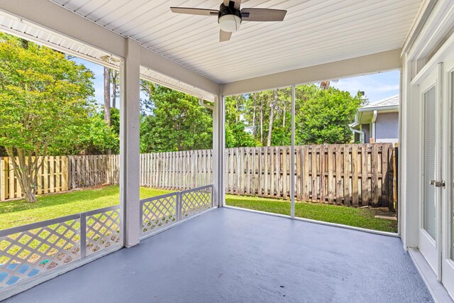 123 Bonaire Blvd, Miramar Beach, FL 32550 - view of patio with ceiling fan