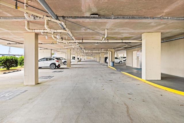 view of parking deck