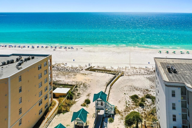 water view featuring local beach