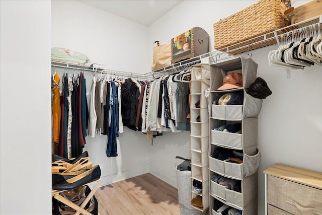 613 Las Roblas Grande Dr, Santa Rosa Beach, FL 32459 - walk in closet featuring wood finished floors
