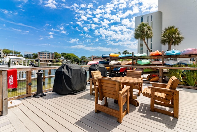 30 Moreno Point Rd Unit 206B, Destin, FL 32541 - deck featuring a grill