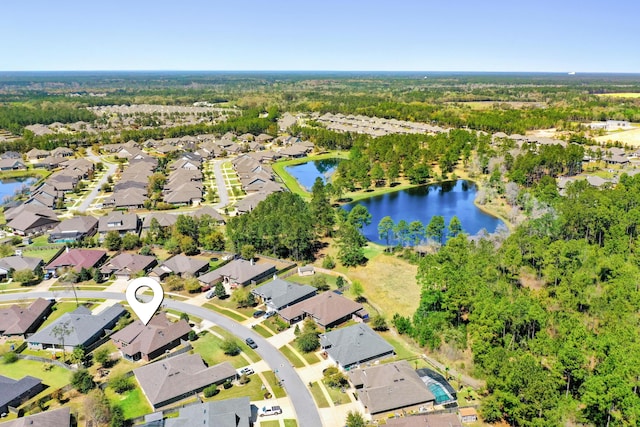 495 Brighton Cv, Freeport, FL 32439 - aerial view of property's location with a large body of water and nearby suburban area